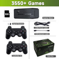 Video Game Stick Lite 4K HD Video Game M8 Console 64GB Double Wireless Controller For 10000 Retro Games Kid Xmas Gift